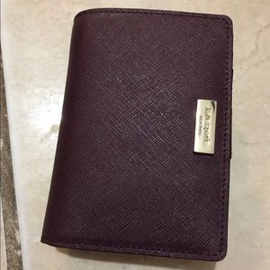 Brand-new kate spade burgundy leather wallet